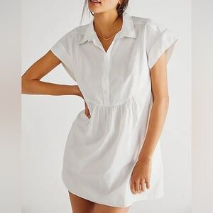 Free People Dreamers White Mini Dress Small